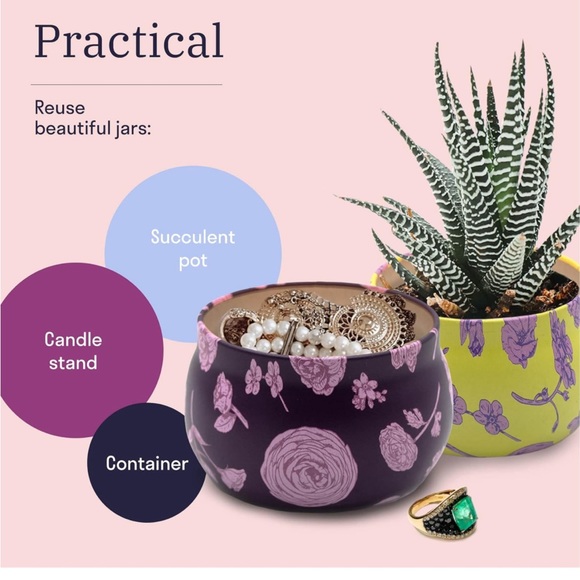 4 Packs of 4.4oz ScentedCandles🕯️Gift🎁Set from Soy WaxEssentialOil 120HBurning - Picture 7 of 8